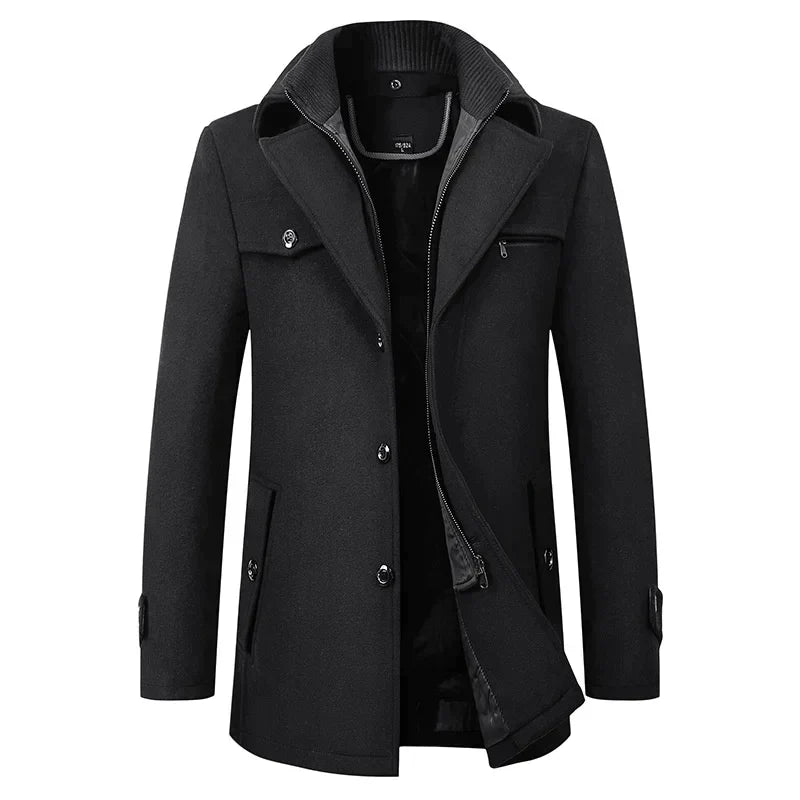 Men's Winter Coat for Smart Office Everyday Wear