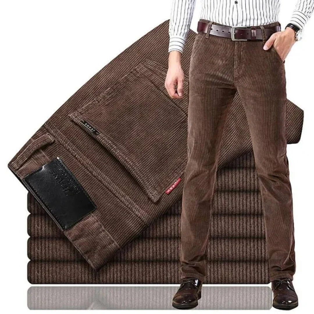 Men's brown corduroy trousers