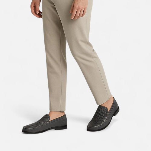 Perforated Slip-On Loafers for Everyday Wear