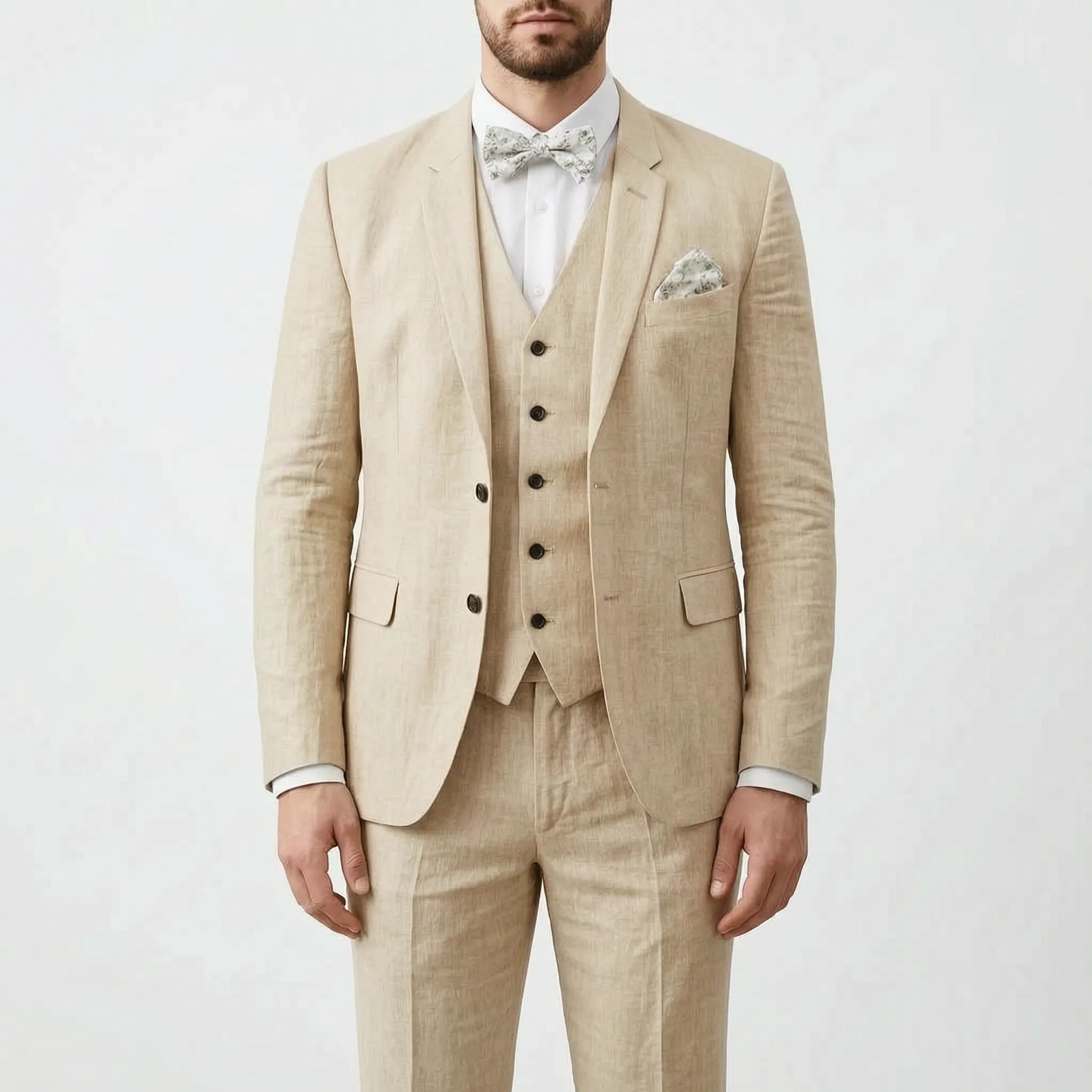 SavileBreeze - Lightweight Three-Piece Summer Suit