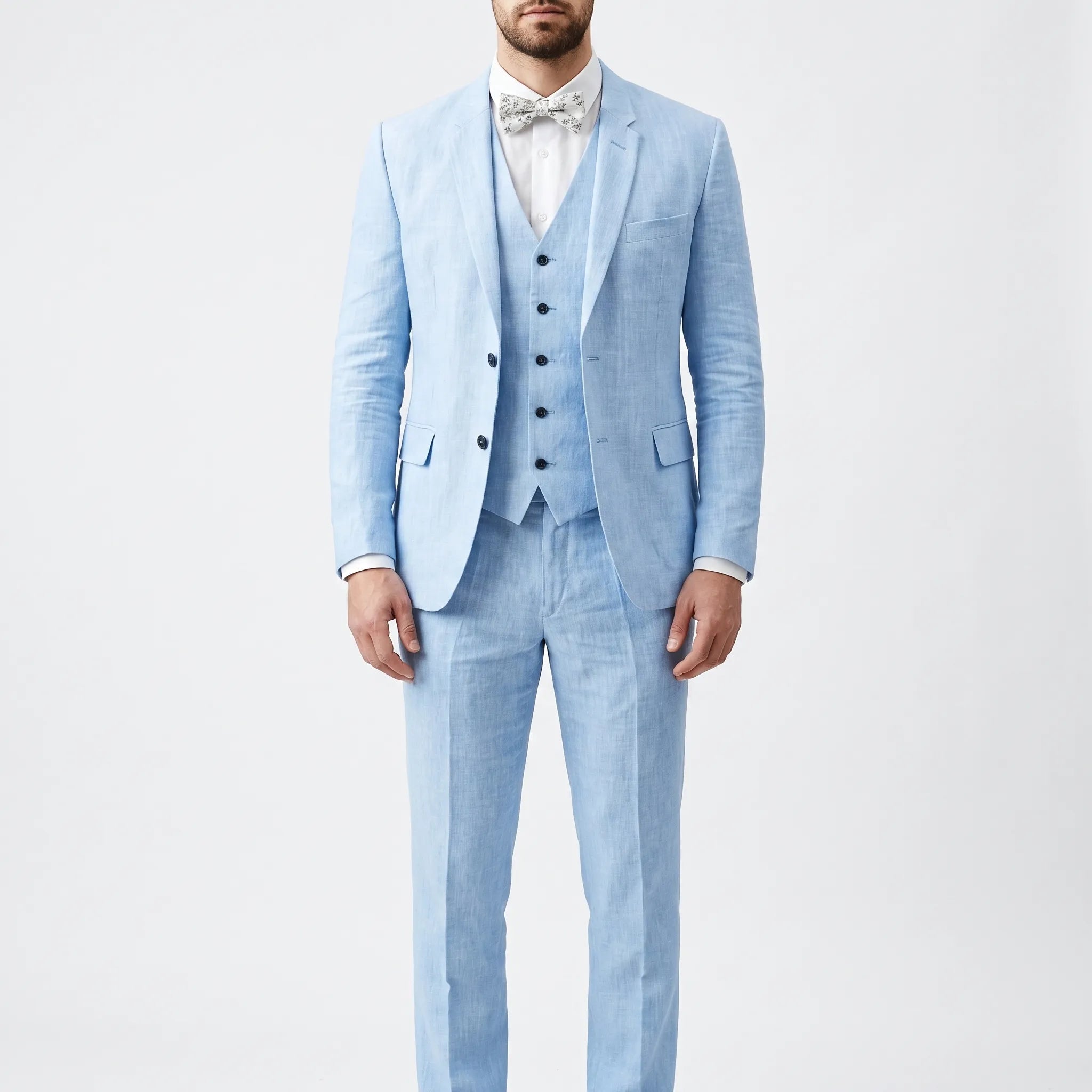 SavileBreeze - Lightweight Three-Piece Summer Suit