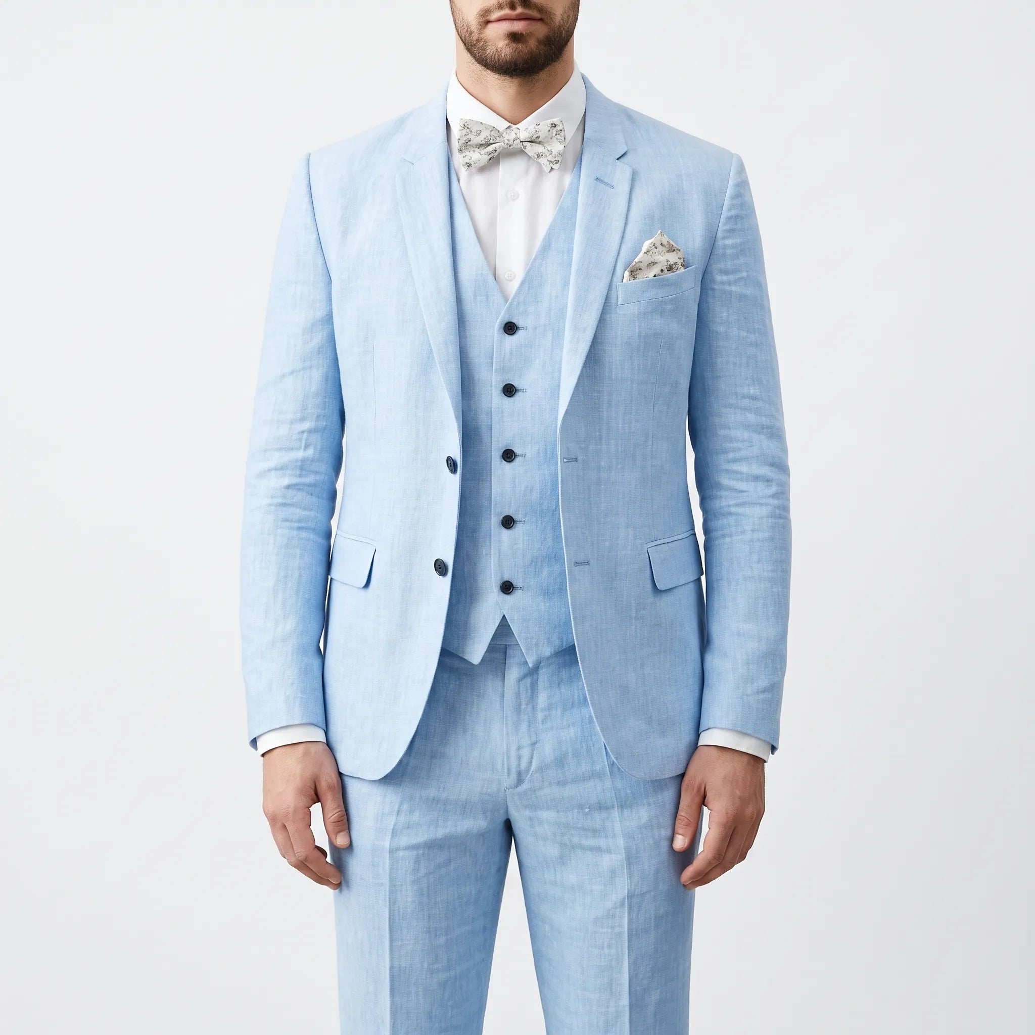 SavileBreeze - Lightweight Three-Piece Summer Suit