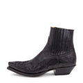 Western Ankle Boots with Decorative Stitching