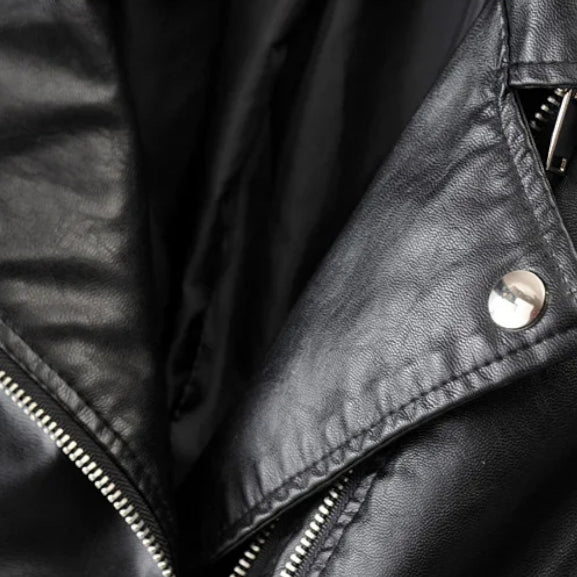 Women's Biker Jacket for Autumn Winter Styling