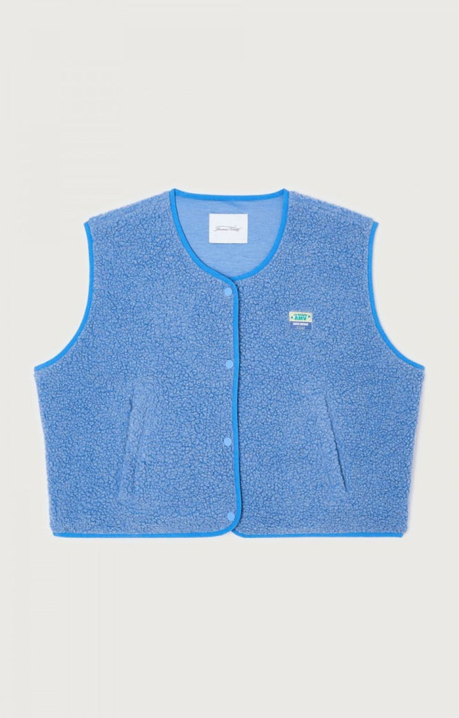 Women's Button Front Vest for Autumn Winter Wear