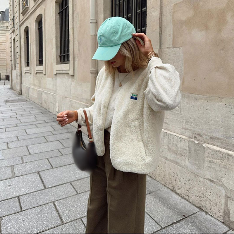 Women's Button Front Vest for Autumn Winter Wear