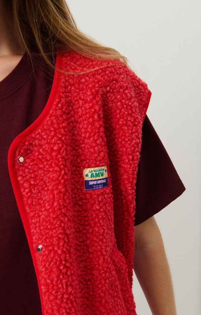 Women's Button Front Vest for Autumn Winter Wear