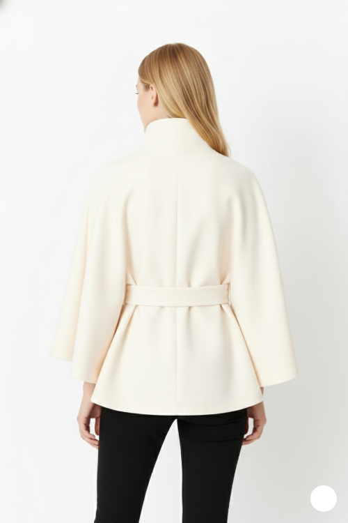 Women's Cape Coat for Autumn Winter Everyday Wear