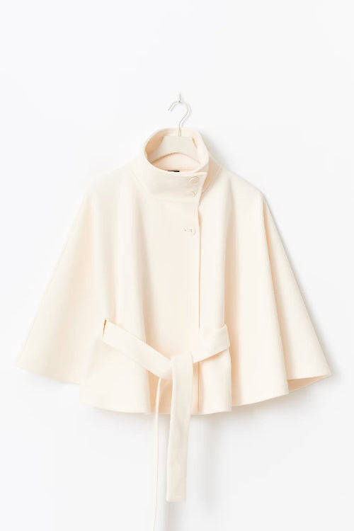 Women's Cape Coat for Autumn Winter Everyday Wear