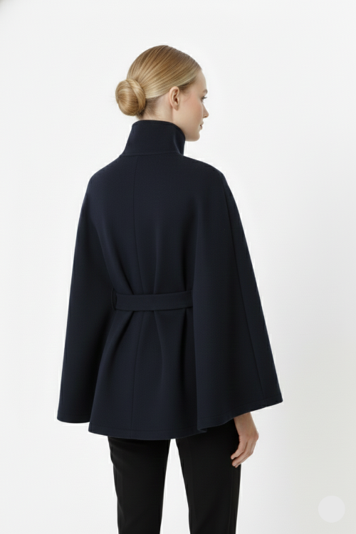 Women's Cape Coat for Autumn Winter Everyday Wear