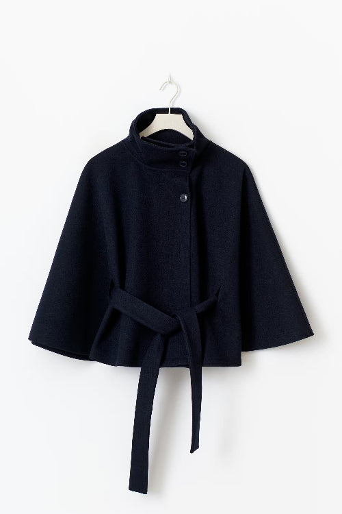 Women's Cape Coat for Autumn Winter Everyday Wear