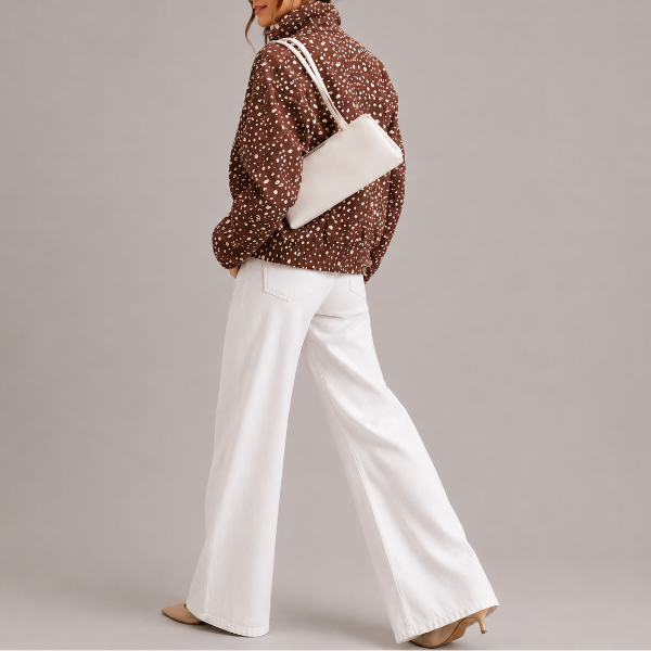 Women's Cropped Utility Jacket for Spring Autumn Days