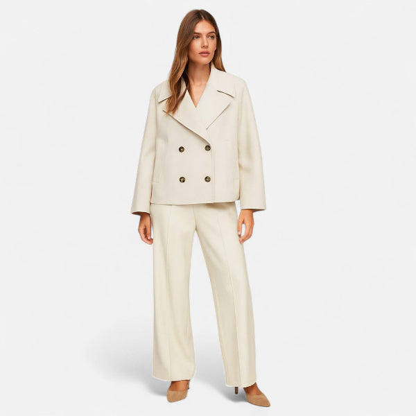 Women's Double Breasted Blazer for Smart Occasions
