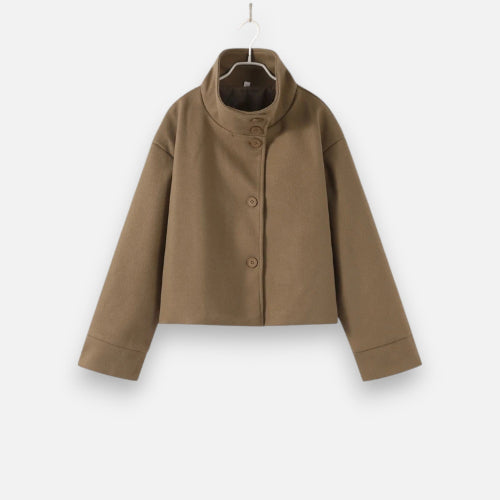 Women's Double Breasted Coat for Autumn Winter Wear