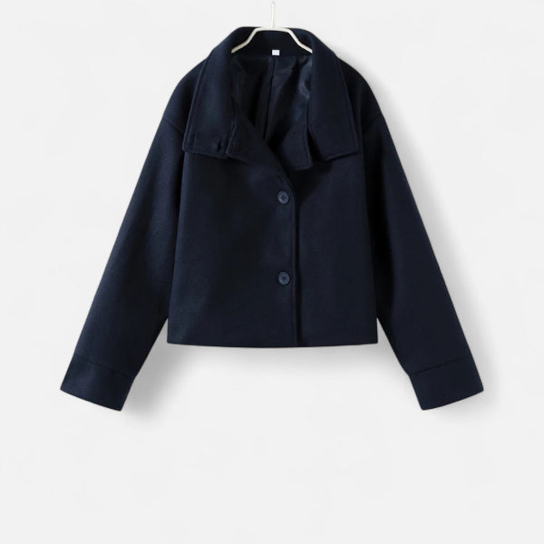 Women's Double Breasted Coat for Autumn Winter Wear