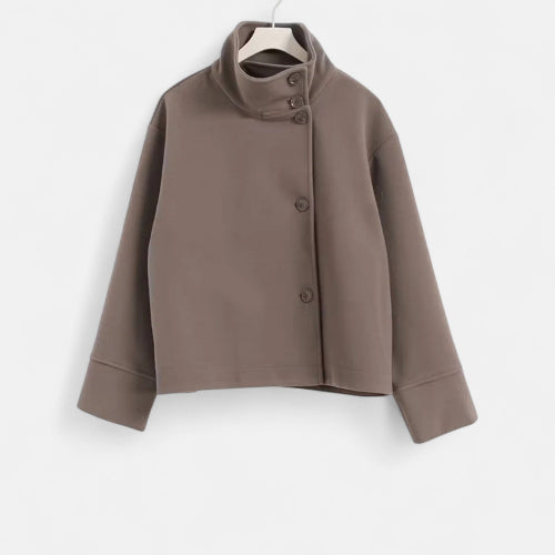 Women's Double Breasted Coat for Autumn Winter Wear