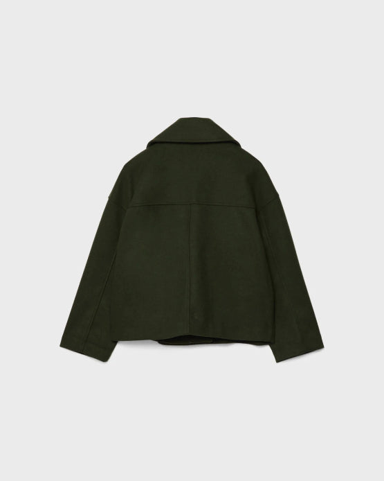 Women's Double Breasted Coat with Lapels for Autumn