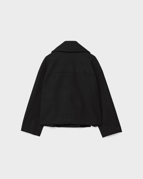 Women's Double Breasted Coat with Lapels for Autumn
