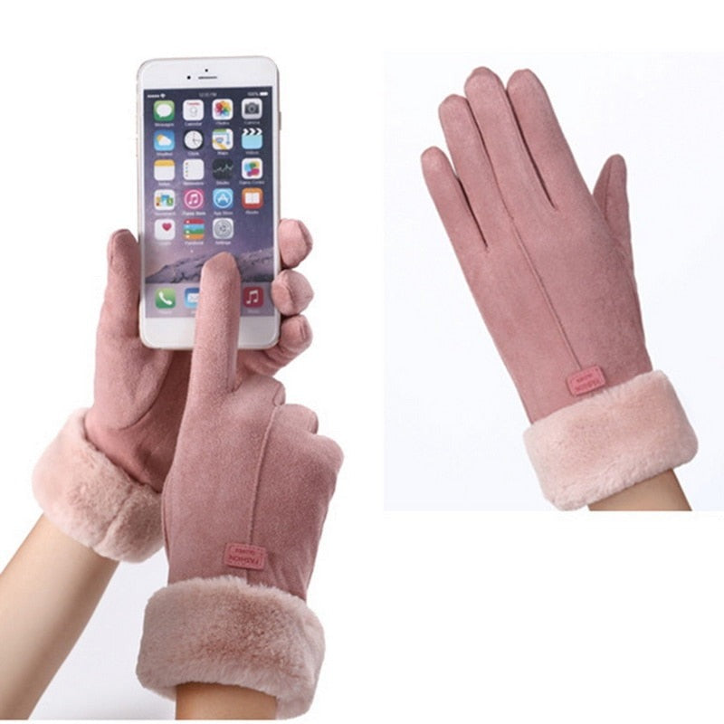 Women's Gloves for Autumn and Winter Outdoor Wear