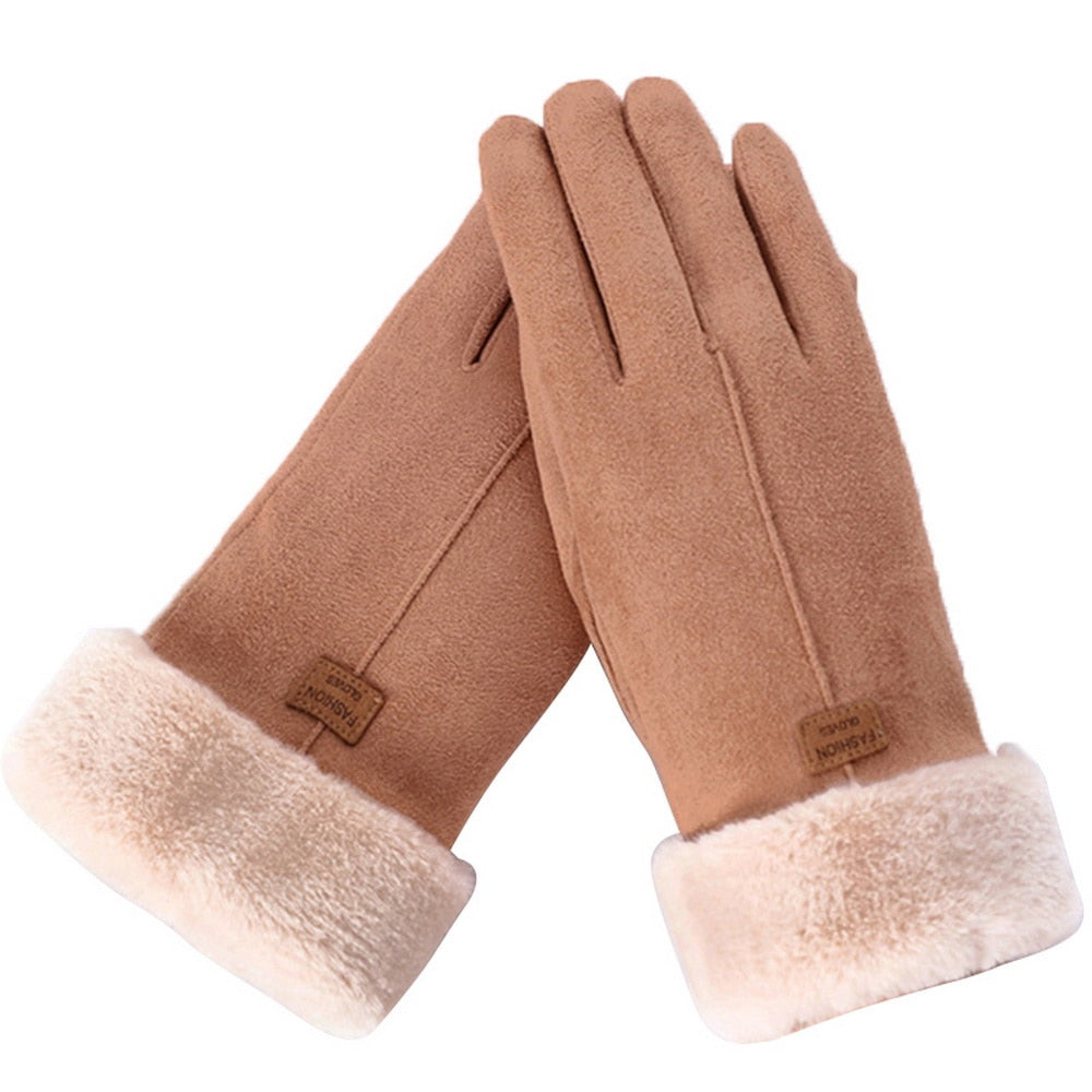 Women's Gloves for Autumn and Winter Outdoor Wear