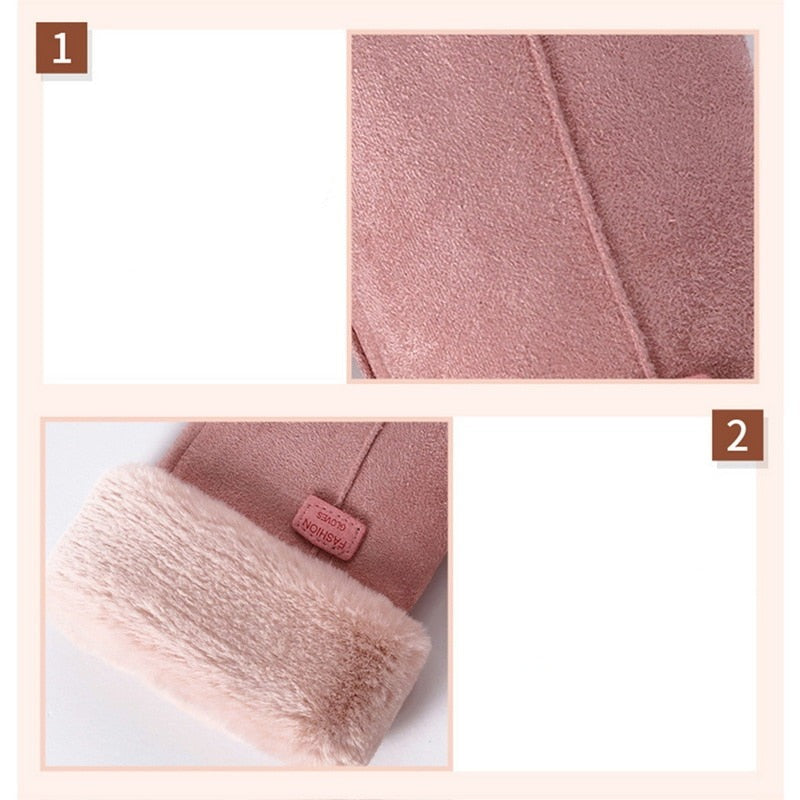 Women's Gloves for Autumn and Winter Outdoor Wear