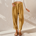 Women's High Waisted Trousers for Autumn Winter Wear