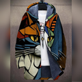 Women's Hooded Cardigan for Autumn Winter Layering Wear