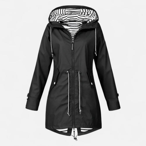 Women's Hooded Jacket for Autumn Outdoor Days
