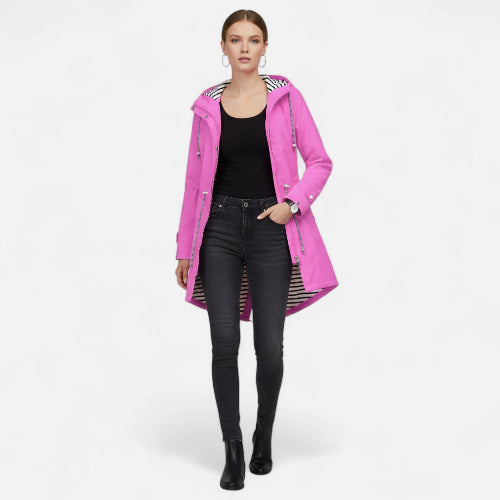 Women's Hooded Jacket for Autumn Outdoor Days