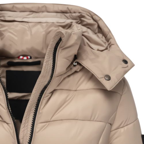 Women's Hooded Long Coat for Winter Days