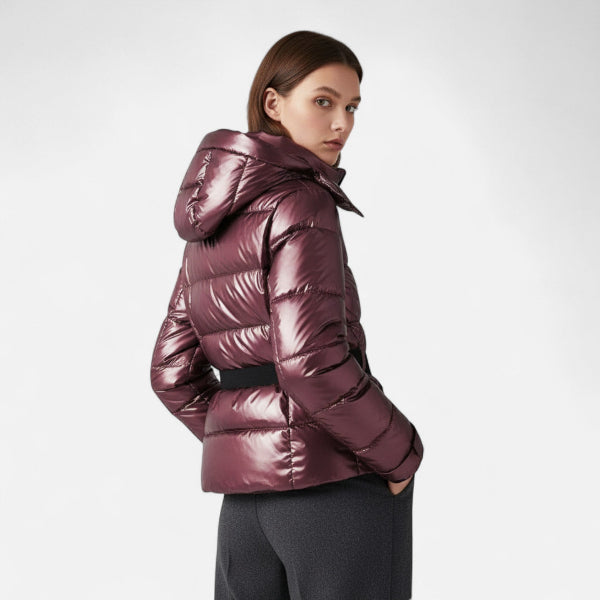 Women's Hooded Puffer Jacket for Winter Wear