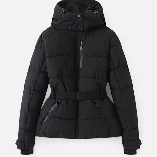 Women's Hooded Puffer Jacket for Winter Wear