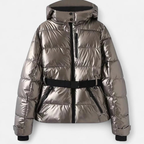 Women's Hooded Puffer Jacket for Winter Wear