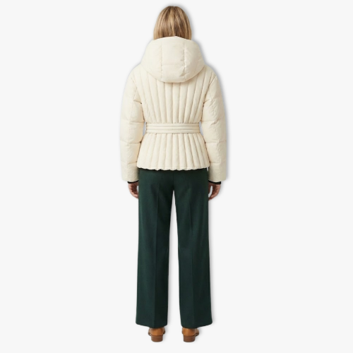 Women's Hooded Puffer Jacket for Winter Wear
