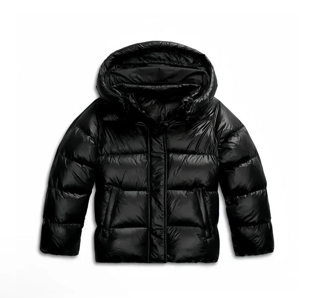 Women's Padded Jacket with Hood for Cold Days
