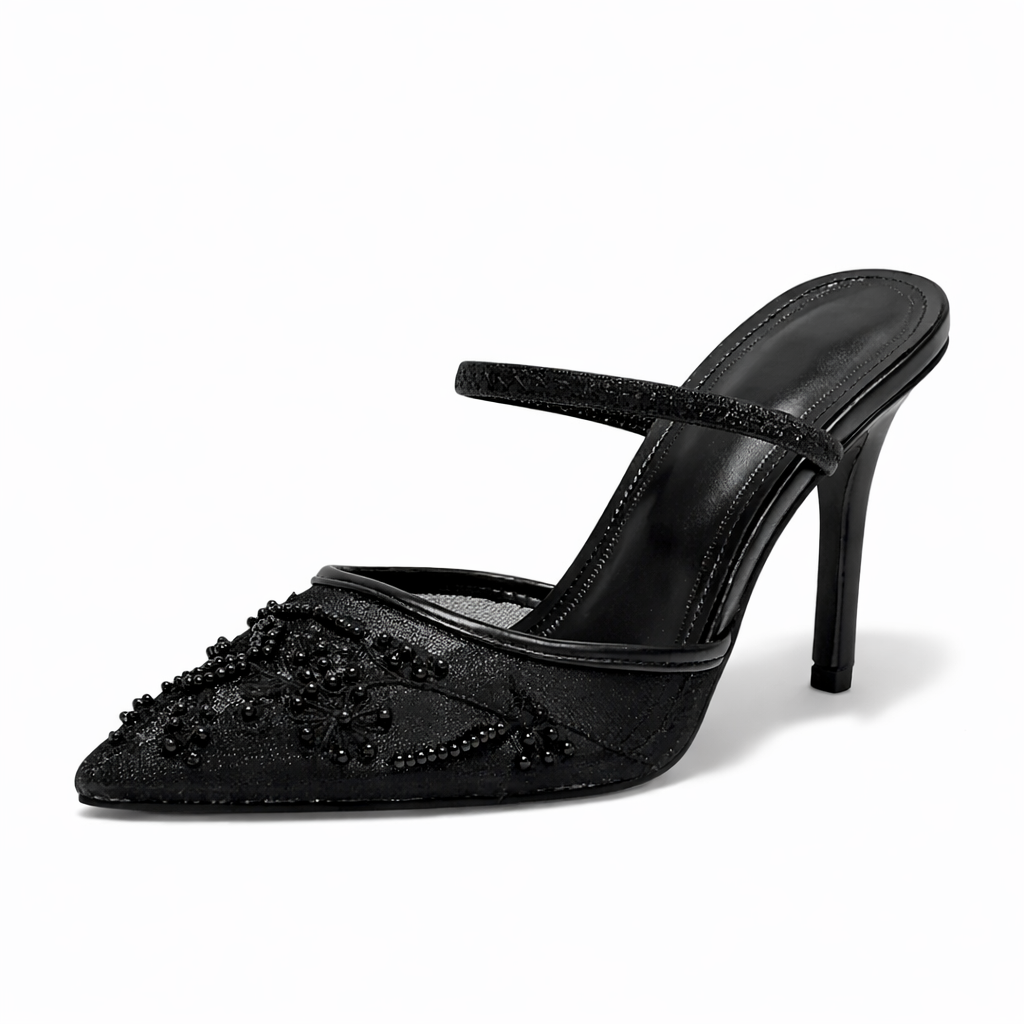 Women's Pointed Slingback Shoes for Autumn Evening Wear