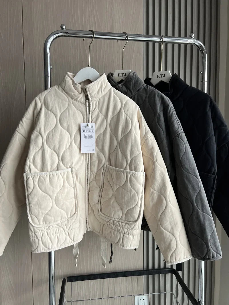 Women's Quilted Jacket for Autumn Everyday Outdoor Wear