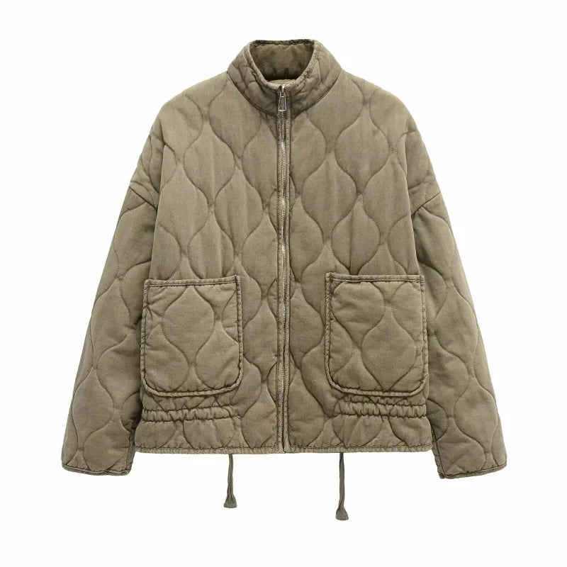 Women's Quilted Jacket for Autumn Everyday Outdoor Wear