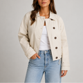 Women's Short Trench Jacket for Spring Autumn Days