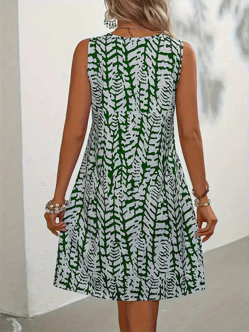 Women's Sleeveless Dress for Warm Season Days
