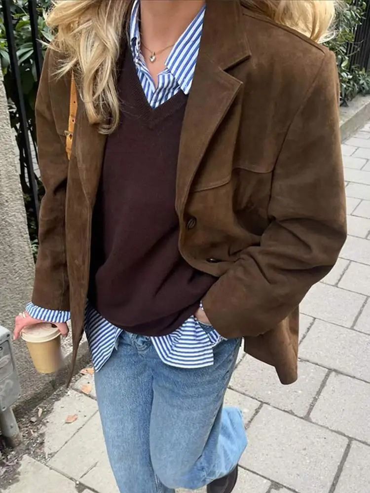 Women's Structured Blazer for Autumn and Winter Styling