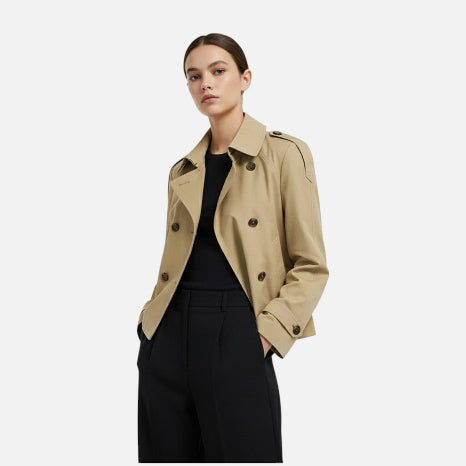 Women's Structured Jacket for Autumn Winter Wear