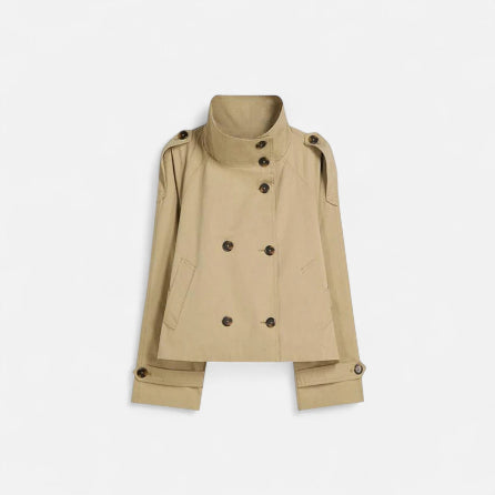 Women's Structured Jacket for Autumn Winter Wear