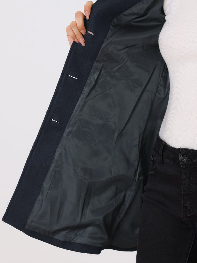 Women's Tailored Coat for Autumn Winter Everyday Wear