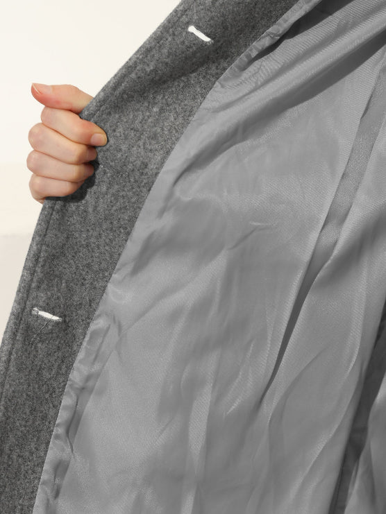 Women's Tailored Coat for Autumn Winter Everyday Wear