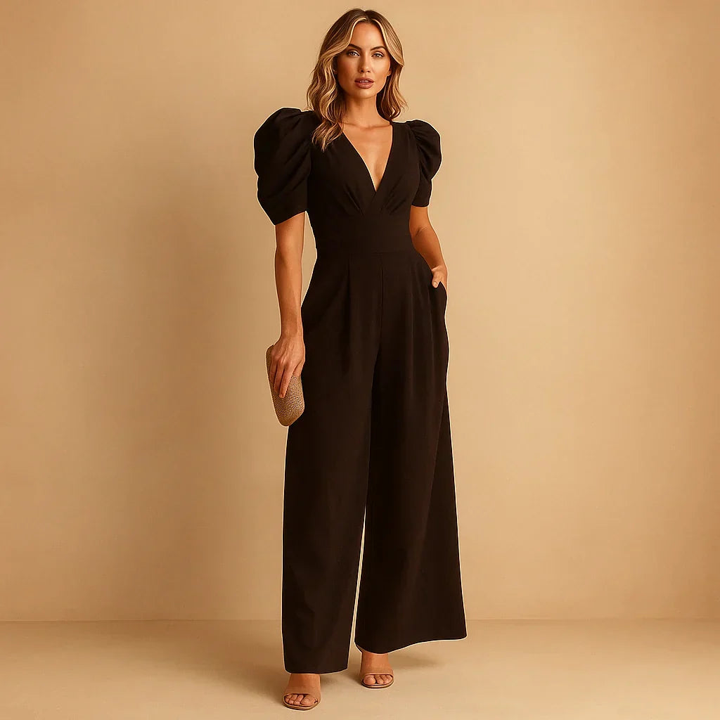 Women's Wide-Leg Jumpsuit for Elegant Occasions