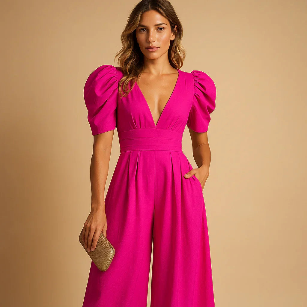 Women's Wide-Leg Jumpsuit for Elegant Occasions