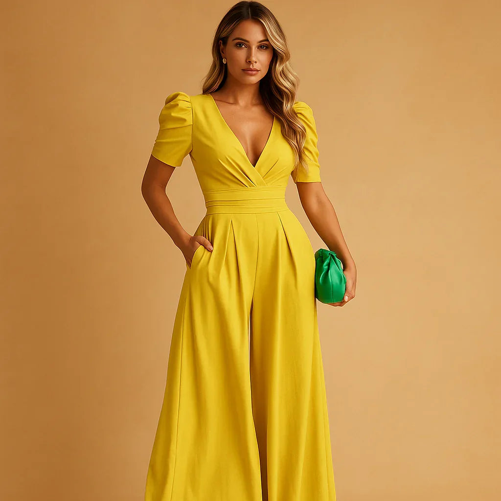 Women's Wide-Leg Jumpsuit for Elegant Occasions