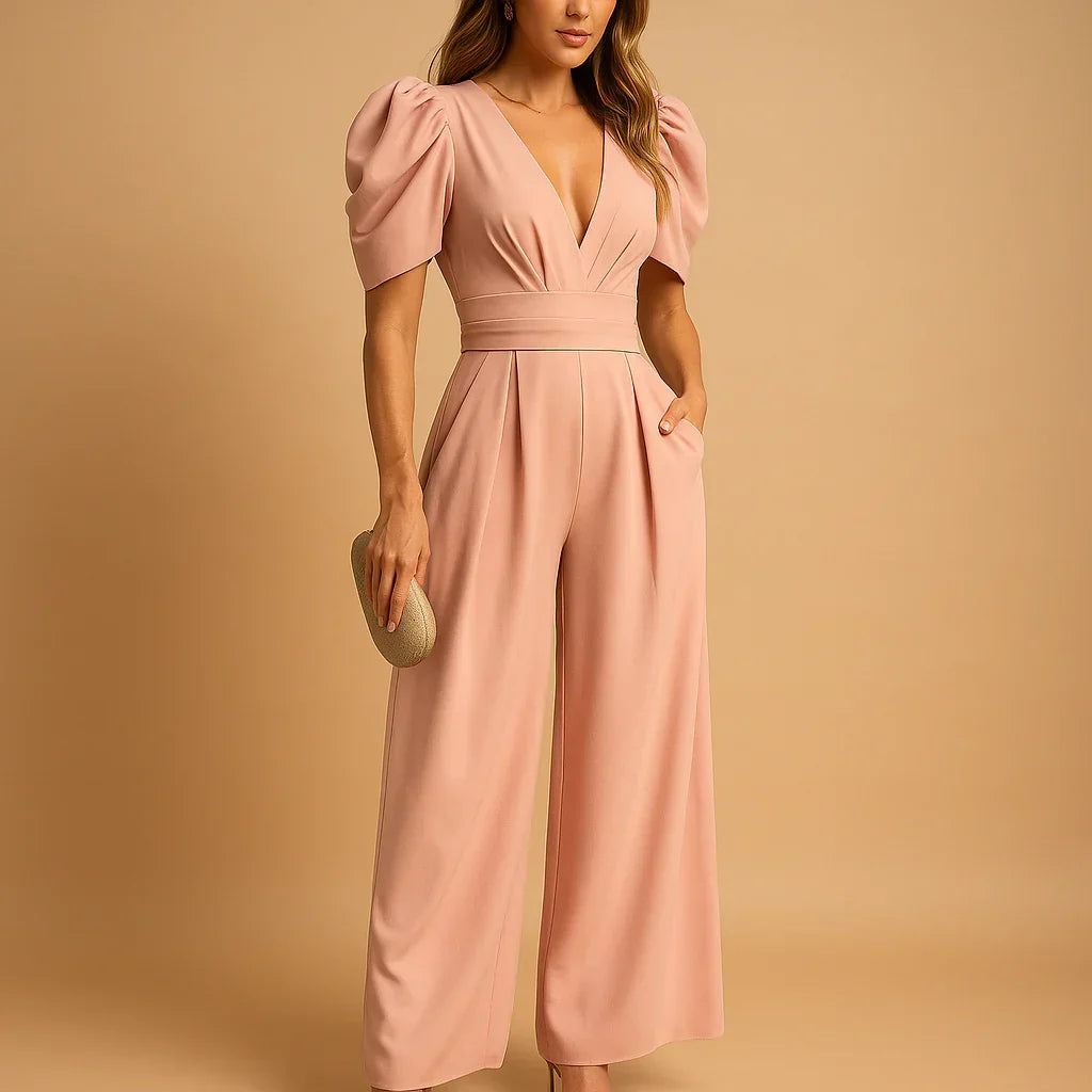 Women's Wide-Leg Jumpsuit for Elegant Occasions