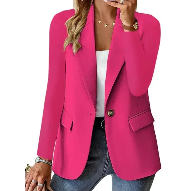 Women's tailored blazer in pink